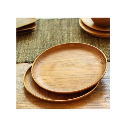 Wooden Charger Plate Round Shape Mother of Pearl Serving Plate for Wedding and Event Decorative Food Supplies Charger Plate