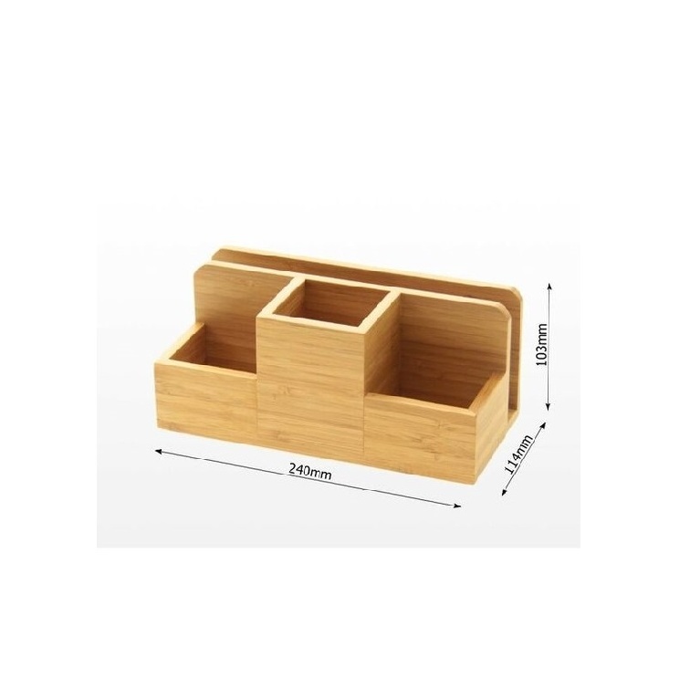 Desktop Organizer Wooden Cosmetics Storage Box Desktop Mini Cosmetics Organizer with Drawers