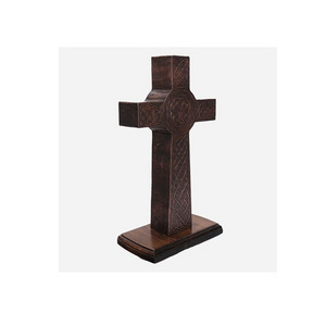 Unique Design Bulk Wall Wooden Carved Cross at Low Price Decorative Wood Crafts and Wood art