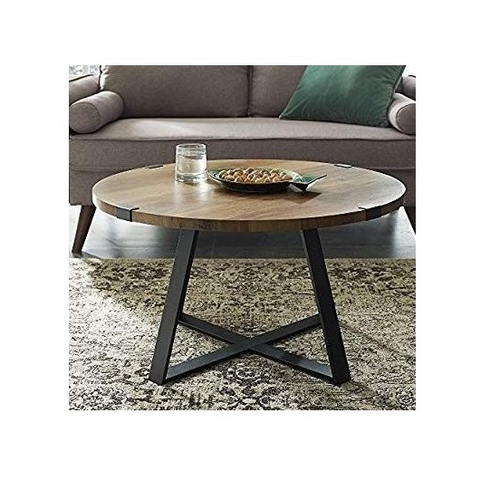 Wooden Home Side Table Modern American Style Furniture Movable Coffee Table Design