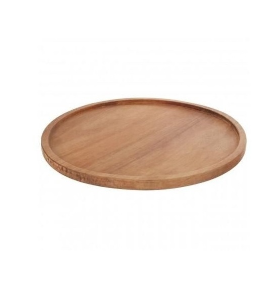 Wooden Charger Plate Round Shape Mother of Pearl Serving Plate for Wedding and Event Decorative Food Supplies Charger Plate