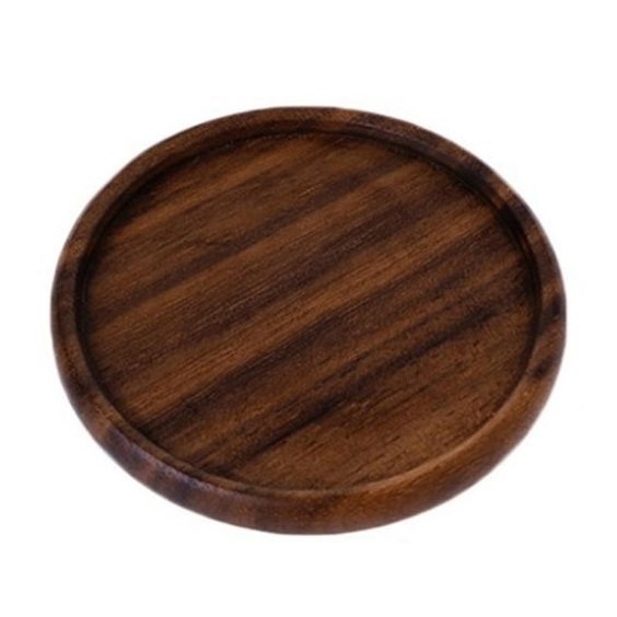 Wooden Charger Plate Round Shape Mother of Pearl Serving Plate for Wedding and Event Decorative Food Supplies Charger Plate