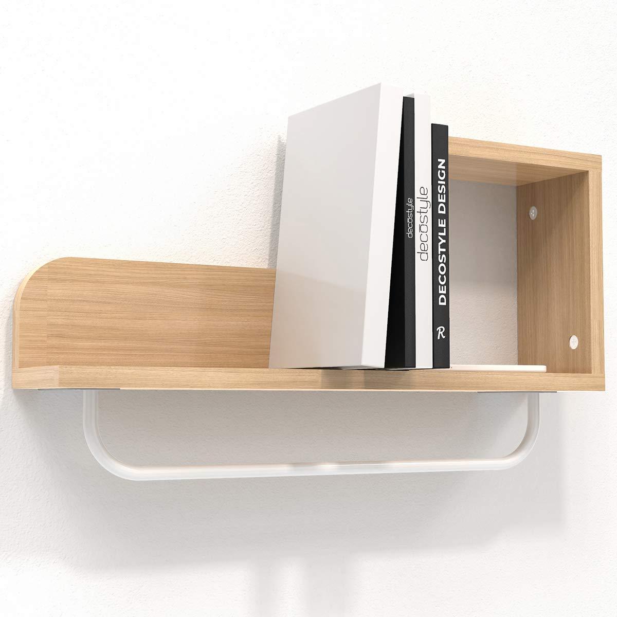 New Design Eco-Friendly Hanging Wood Shelf Floating Wall Mounted Wood Hanging Wall Shelf Swing Wooden Wall Shelf Design