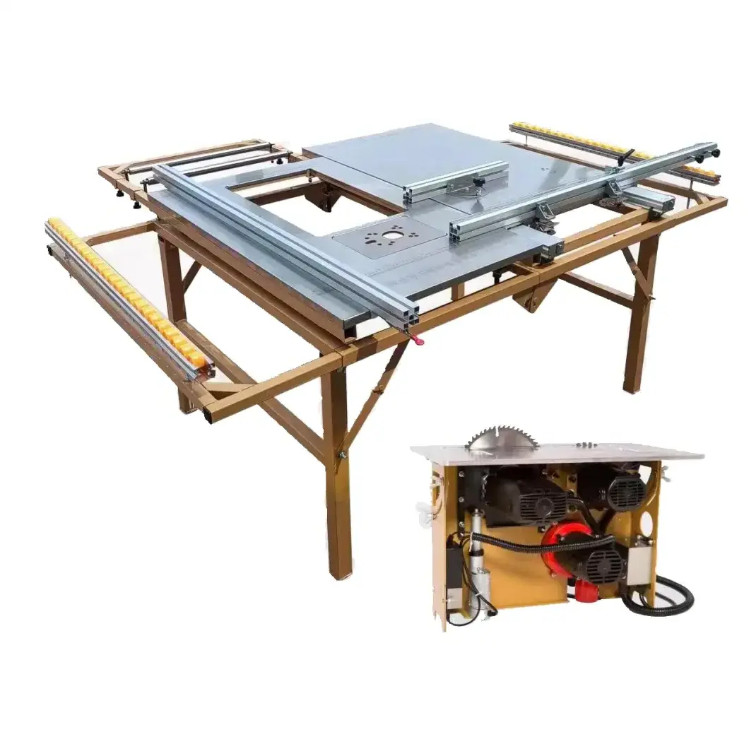 F800 woodworking machinery Woodworking with Panel Saw Mini Banding Machine sliding table saw sawmill