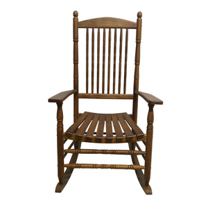 Wood Rocking Chair With Folding Table