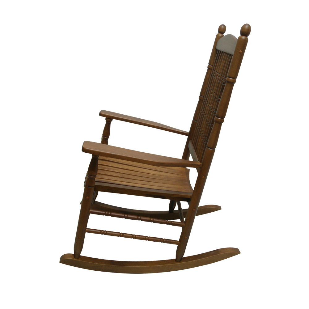 Wood Rocking Chair With Folding Table