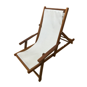 Wooden Canvas Folding Beach Chair