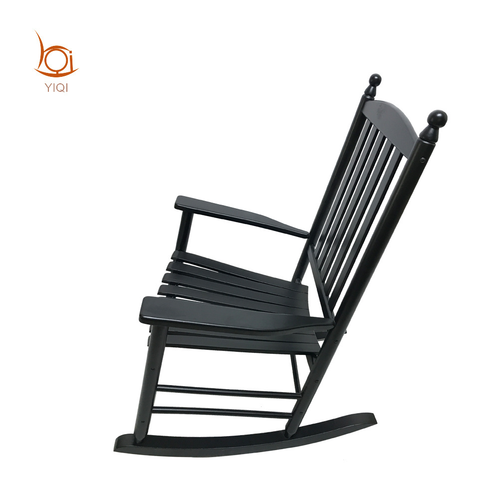 American Style Solid Wood Rocker White Color Rocking Chair