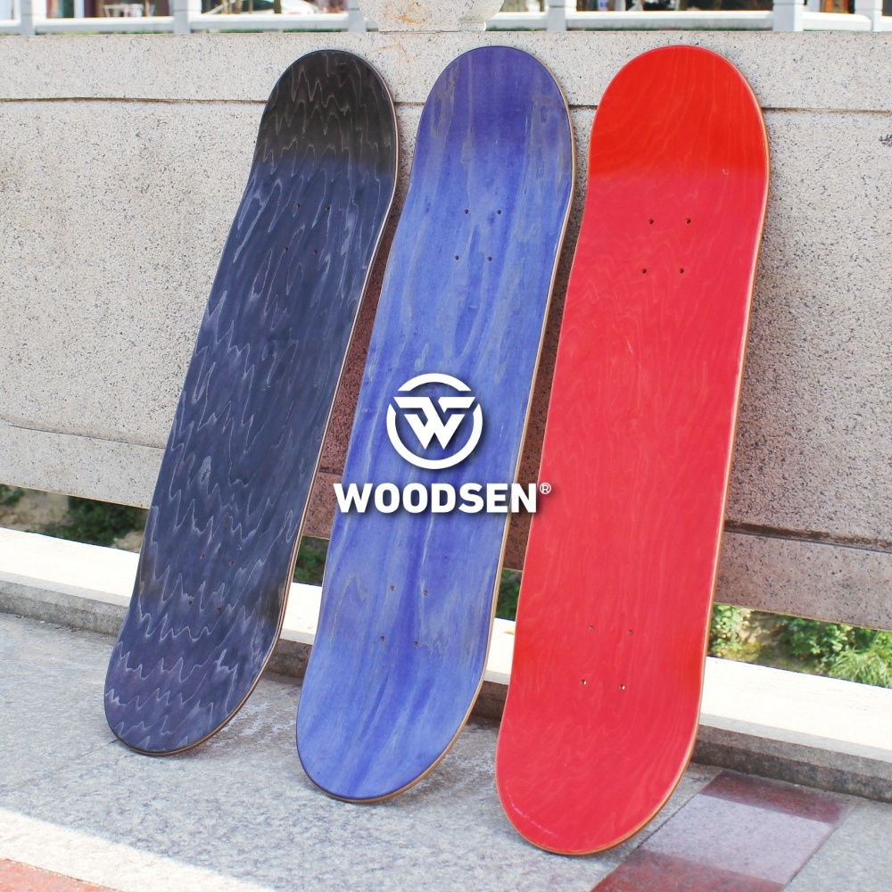 wood custom printed pro blank skate board skateboard deck 8.25