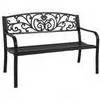 Hot Sale Garden Furniture Bench Traditional Design Outdoor Sitting Bench Aluminum Iron Alloy Patio Bench