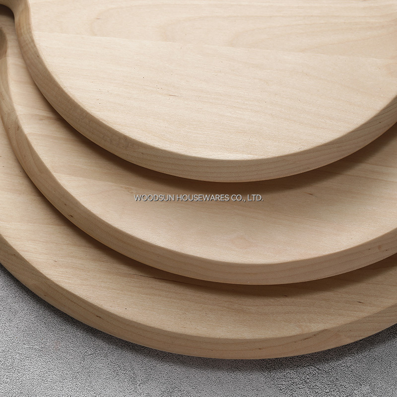 Woodsun Slicing Birch Wooden Pizza Serving Board