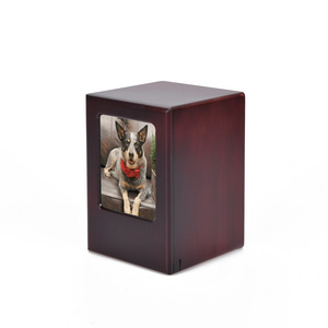 B042 Funeral customized photo pet urns cremation unique cat urn for ashes wholesale pet urns