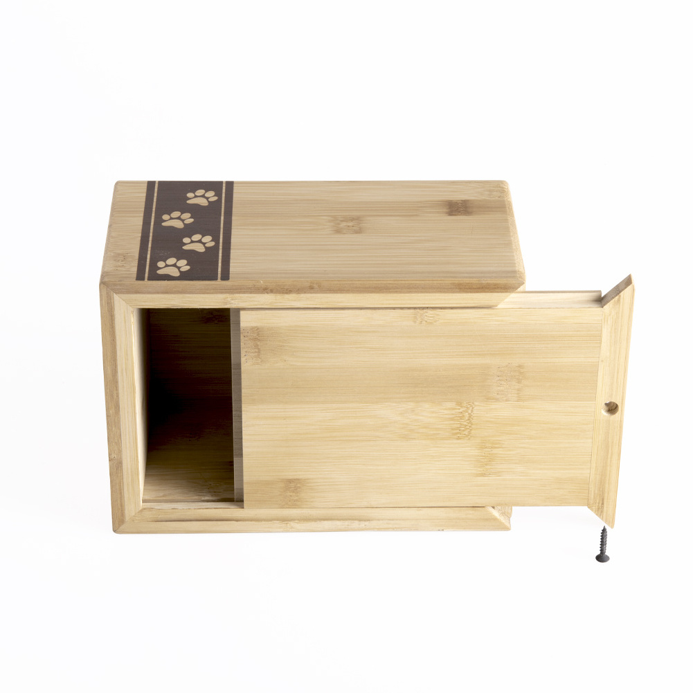 New Type Eco-friendly Wood Pet Urn Wholesale Wood Pet Urns Cremation