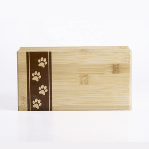 New Type Eco-friendly Wood Pet Urn Wholesale Wood Pet Urns Cremation