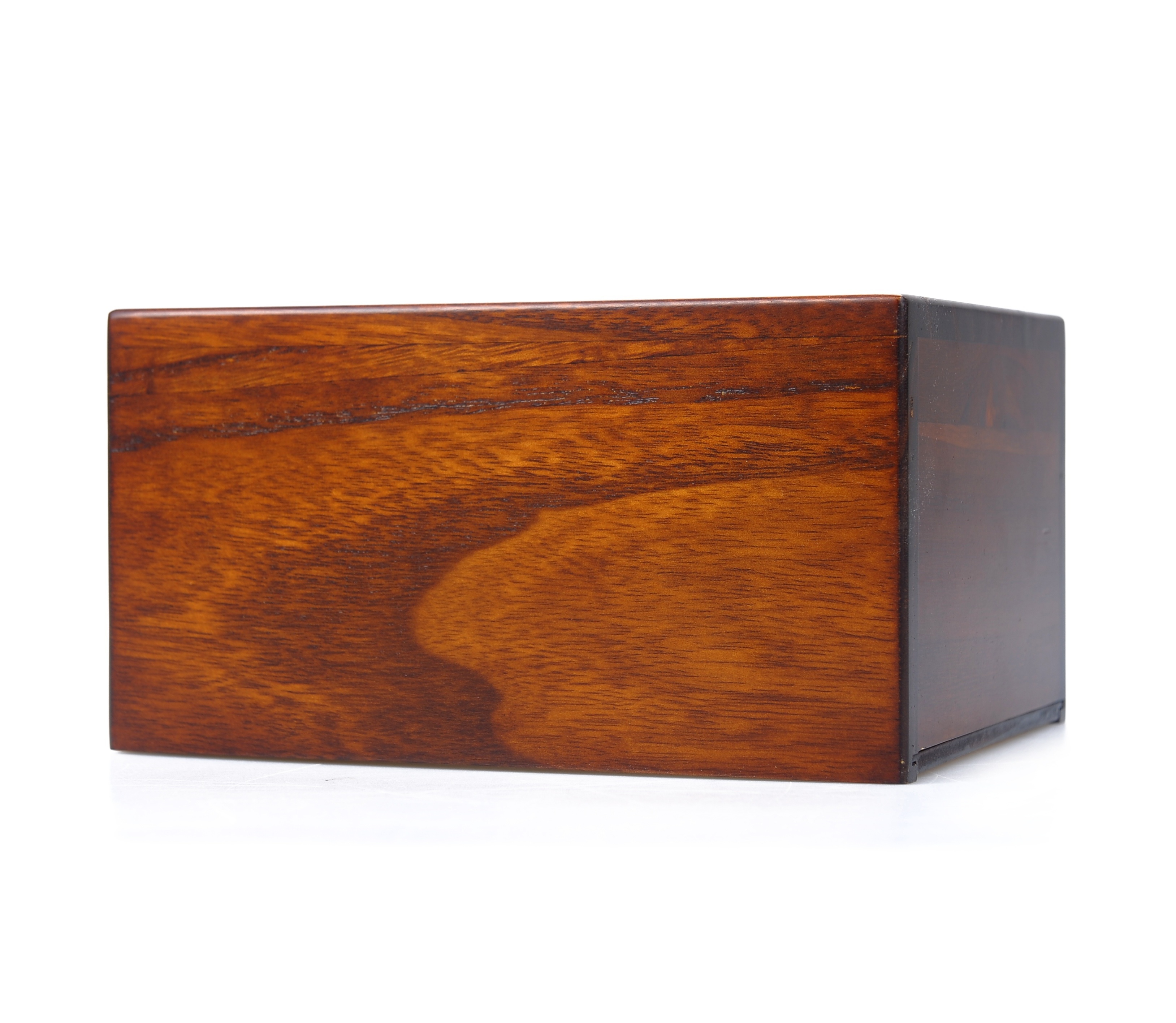 B051 Wholesale Funeral Cherry Pet Urn for Ashes Urnas para Mascotas Wooden Urn Box