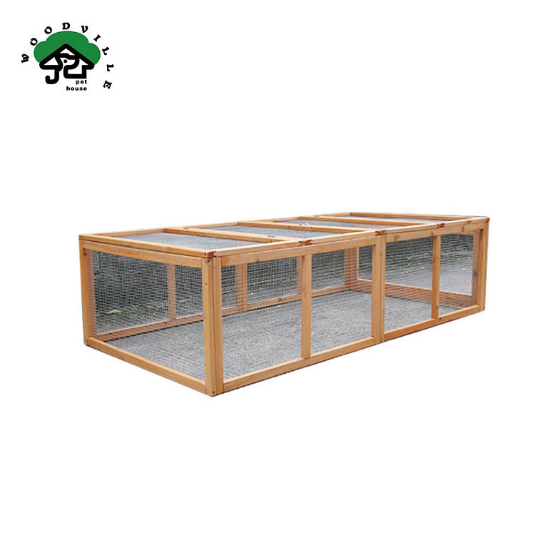 Wooden Chicken Coop Outdoor China Factory Small Animal Cage Hen Poultry Ark With Fence