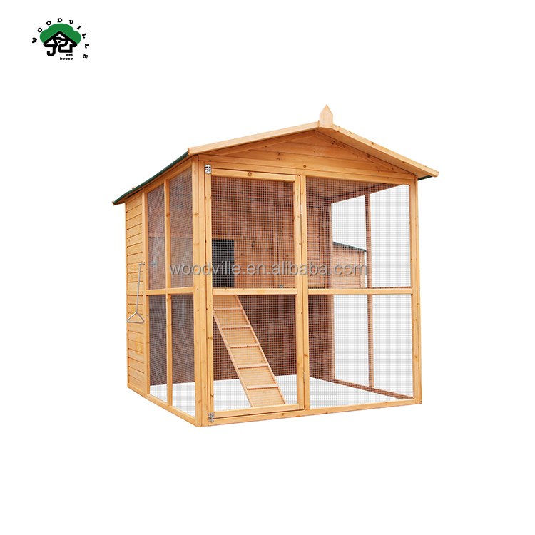 Large Outdoor Breathable Poultry Small Animal Cage Hen Houses Wood Chicken Coop