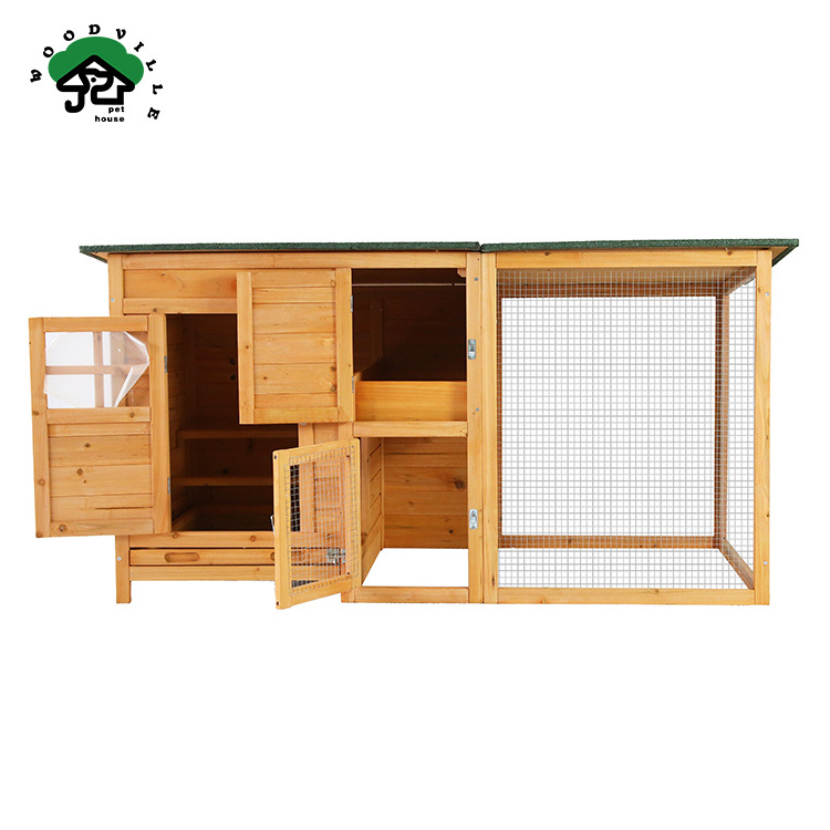 WoodVille Fir Wood Wooden Pet House Chicken Coop Extra Large Wooden Chicken Coop Pet Cage For Sale