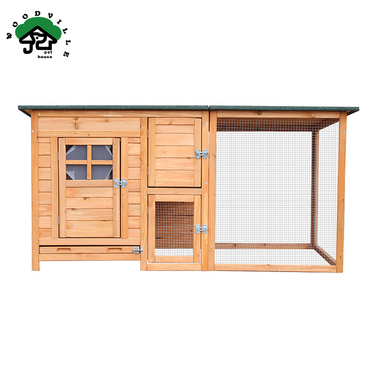 WoodVille Fir Wood Wooden Pet House Chicken Coop Extra Large Wooden Chicken Coop Pet Cage For Sale