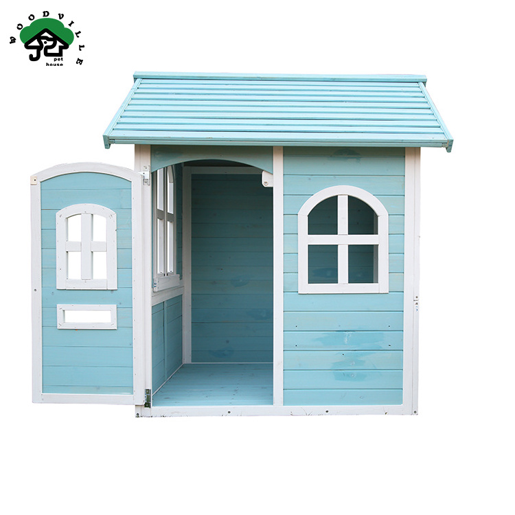 Cheap waterproof wooden children playhouse children playground outdoor playhouse wooden