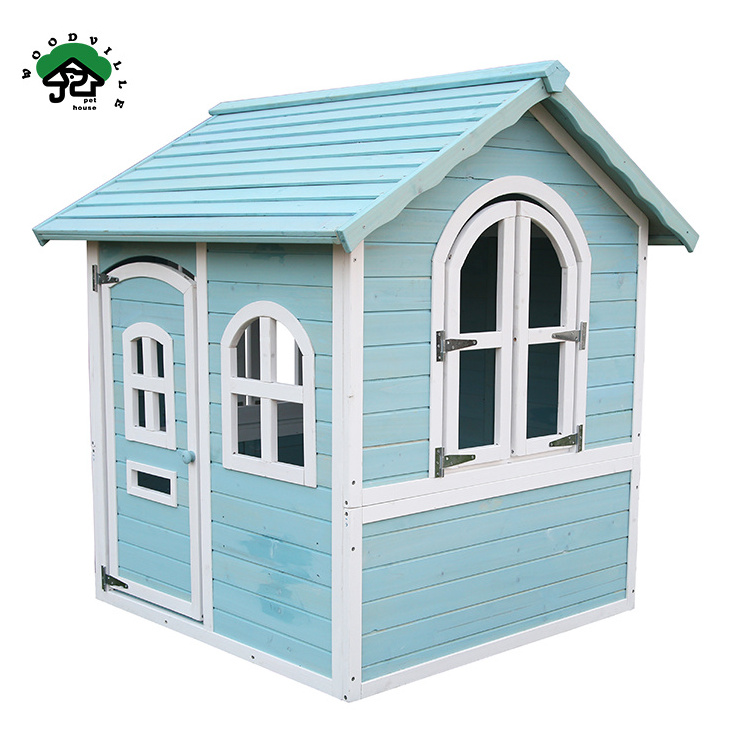 Cheap waterproof wooden children playhouse children playground outdoor playhouse wooden