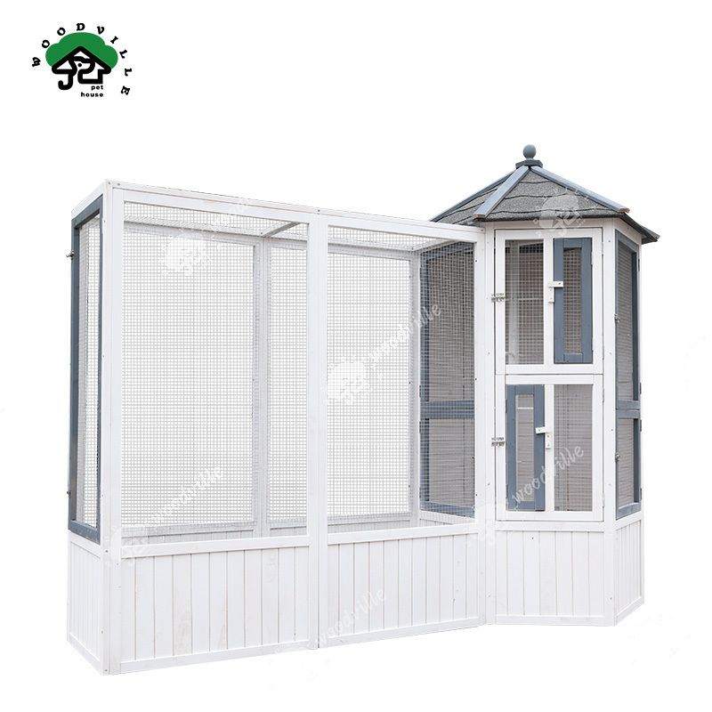 Custom outdoor large bird supply breathable mesh bird aviary bird cage for parrot