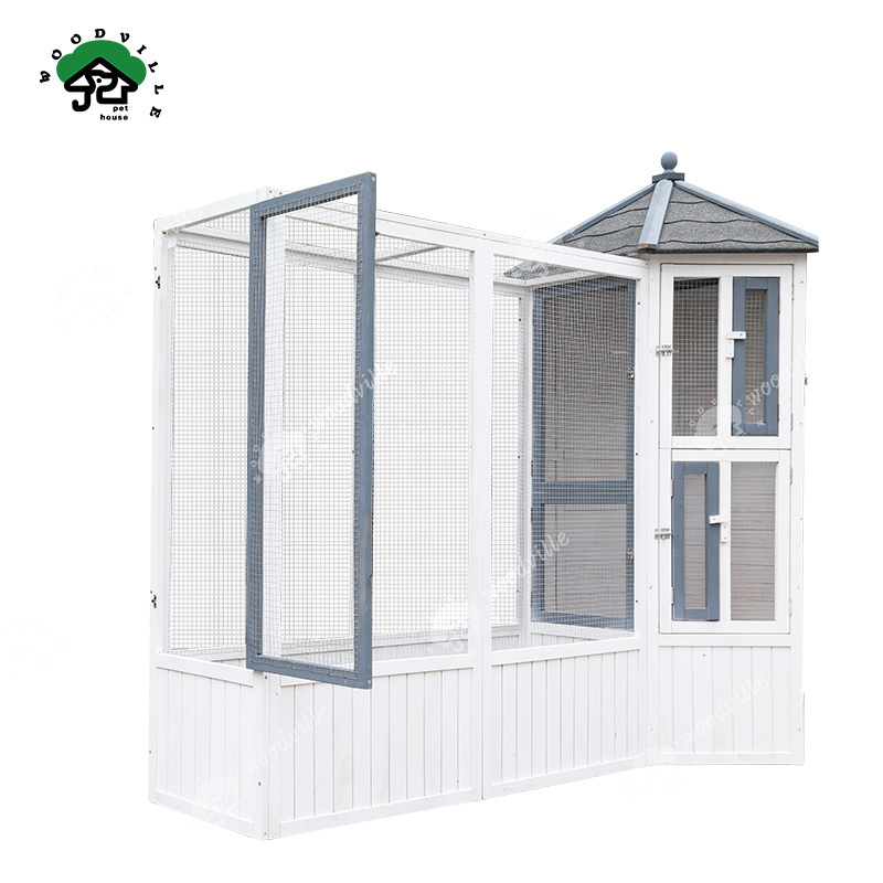 Custom outdoor large bird supply breathable mesh bird aviary bird cage for parrot