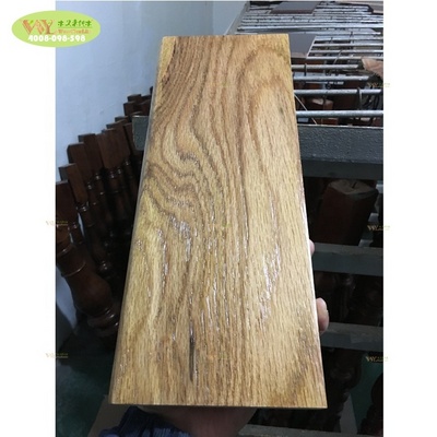 Factory Custom Finger Joint European White Oak Wood Shaped Stair Steps Fj Stair Treads For Indoor Use