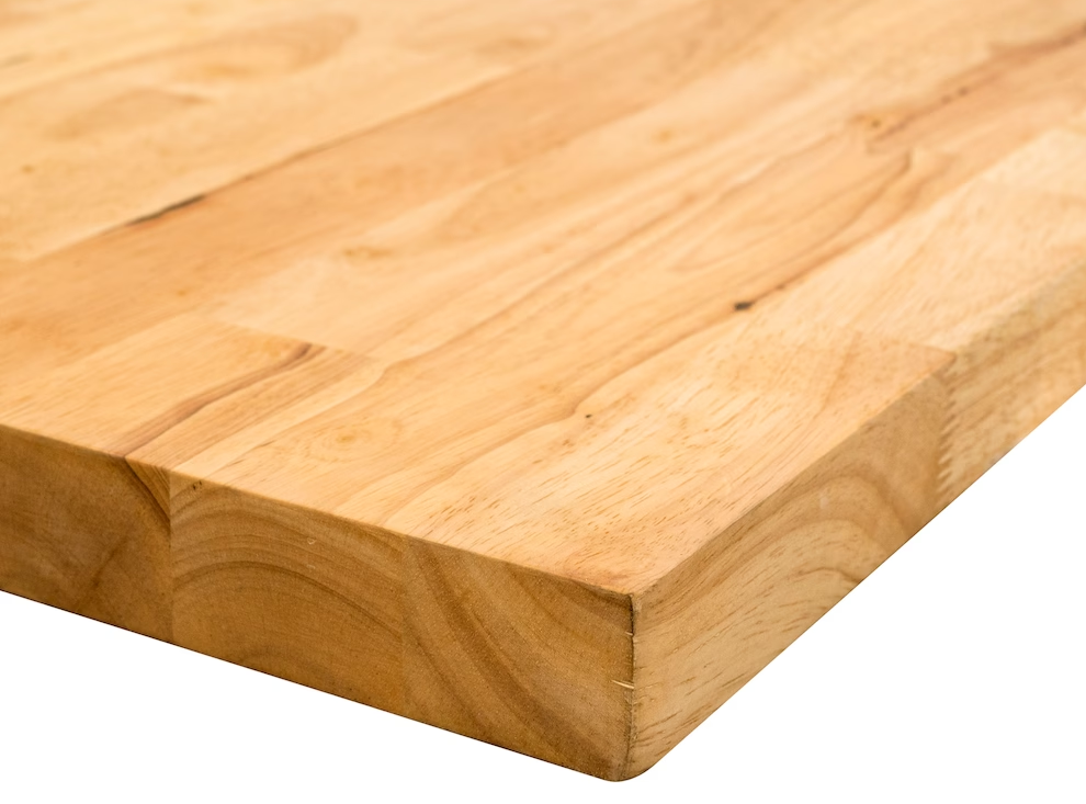 Oiled Rubber Wood Countertops Rubberwood Laminated Tops Rubber Wood Board /Table Top