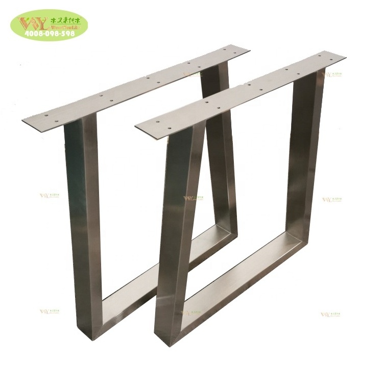 Modern Table Feet 304 Stainless Steel For Office Furniture /Table Solid Wood Table Legs/Adjustable Table Feet