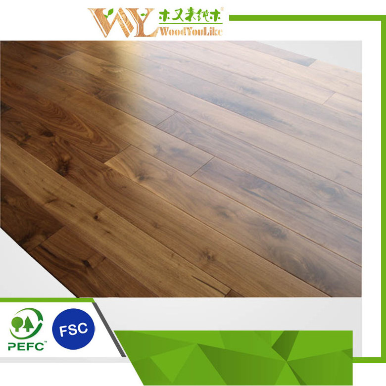 High Quality Luxurious Walnut/Rain Tree/Acacia  Floor Popular Solid Wood Flooring Indoor Wood Furniture