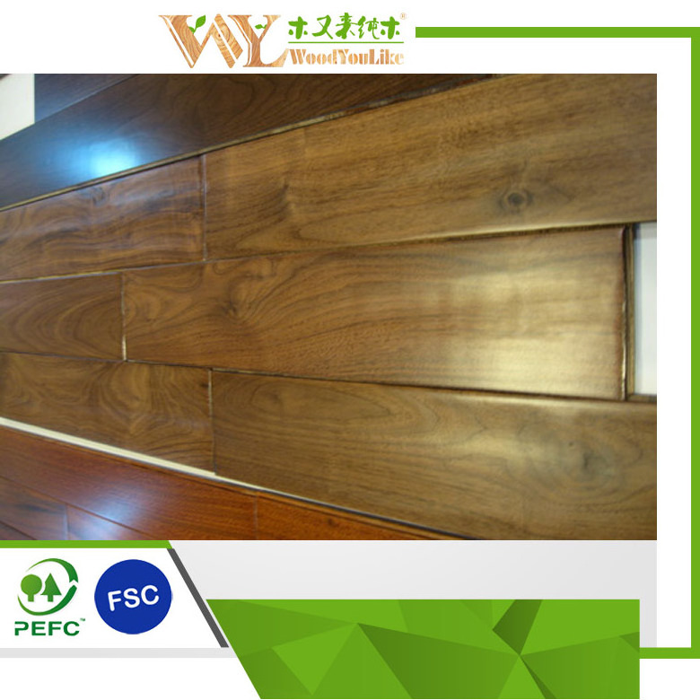 High Quality Luxurious Walnut/Rain Tree/Acacia  Floor Popular Solid Wood Flooring Indoor Wood Furniture