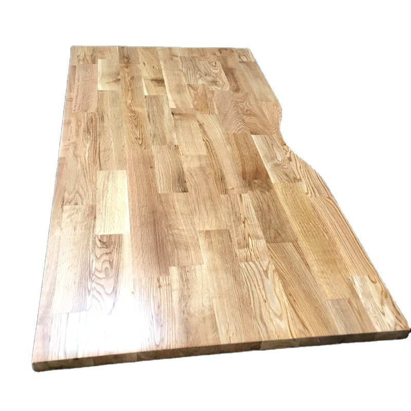 Factory Supply  Solid Oak Wood Table Top /Finger Joint Oak Wooden Board For Restaurant Worktop / Kitchen /Vanity Tops