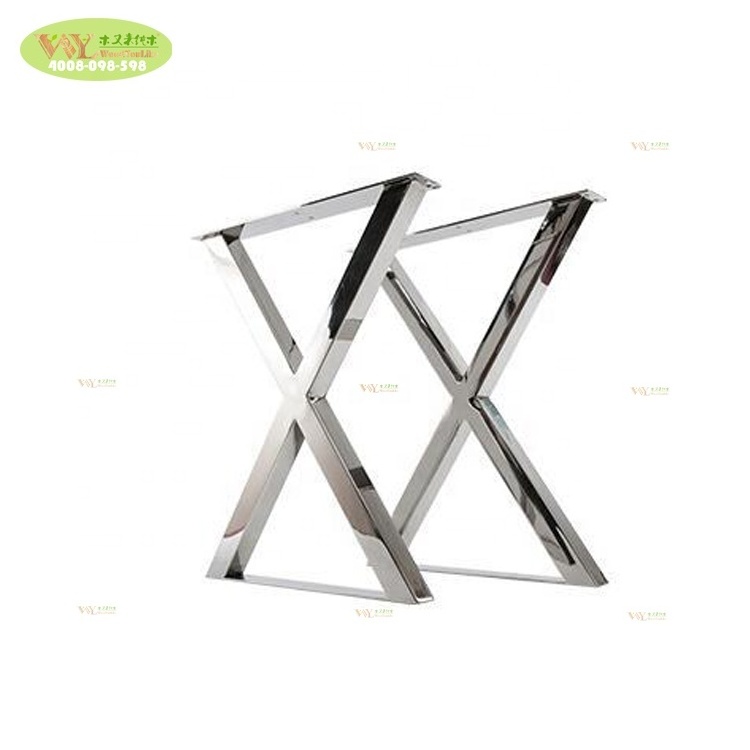 Modern Table Feet 304 Stainless Steel For Office Furniture /Table Solid Wood Table Legs/Adjustable Table Feet