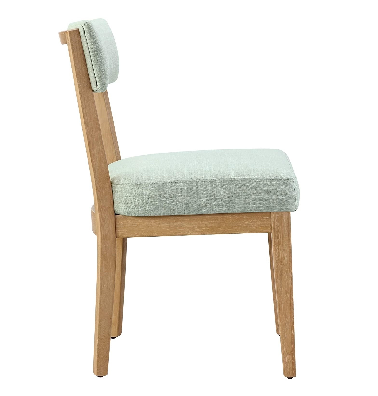 Customized Logo And Size OEM ODM Upholstered Grey Cushion Dining Chair with Wood Legs From Vietnam