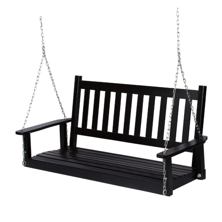 Hot Selling Outdoor Furniture Acacia Teak Wooden Swing Chairs For Garden Backyard Wholesale Swing Seat