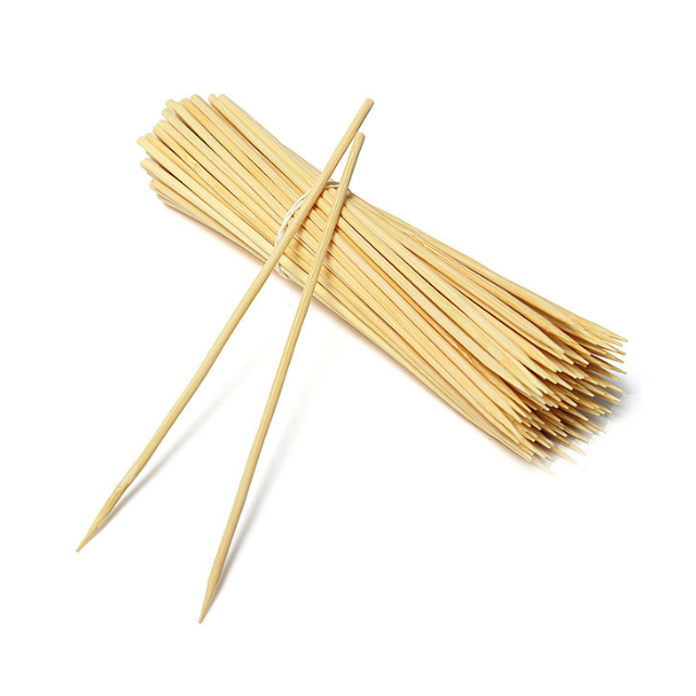 Round Bamboo Skewers Customization Variety BBQ Bamboo Stick