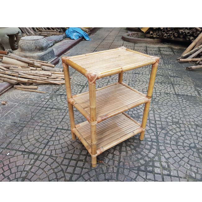 Wooden Bamboo Shoe Rack Shoe Rack Outside/Shoe Rack Bathroom Shelf Bamboo Shelf Made From Vietnam