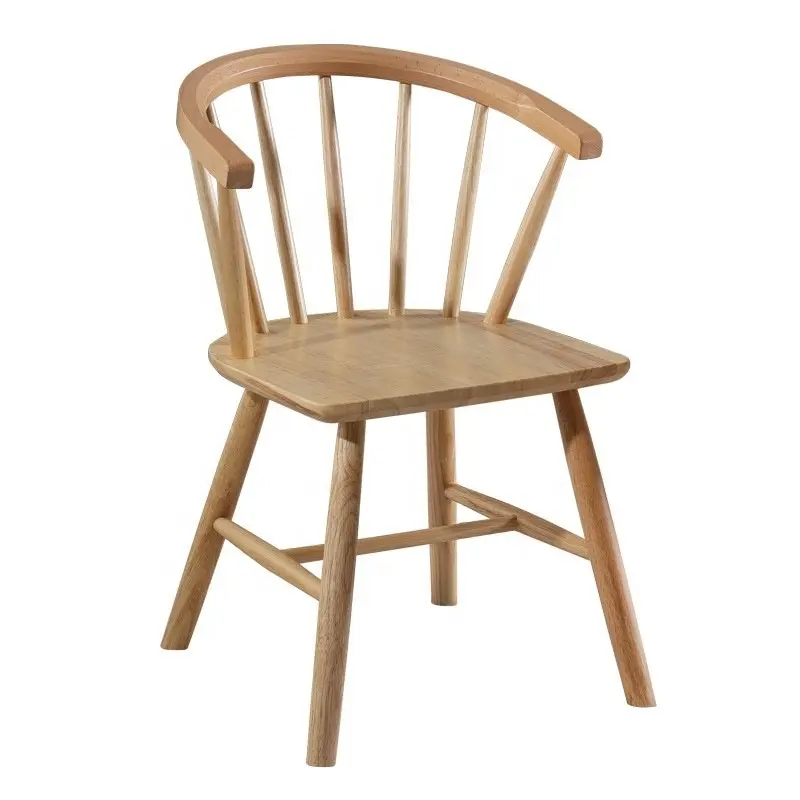 Modern Solid Wood Chair Y Back WishBone Design Solid Wooden Outdoor Dining Chair Dining Room Home Furniture Chair Supplier