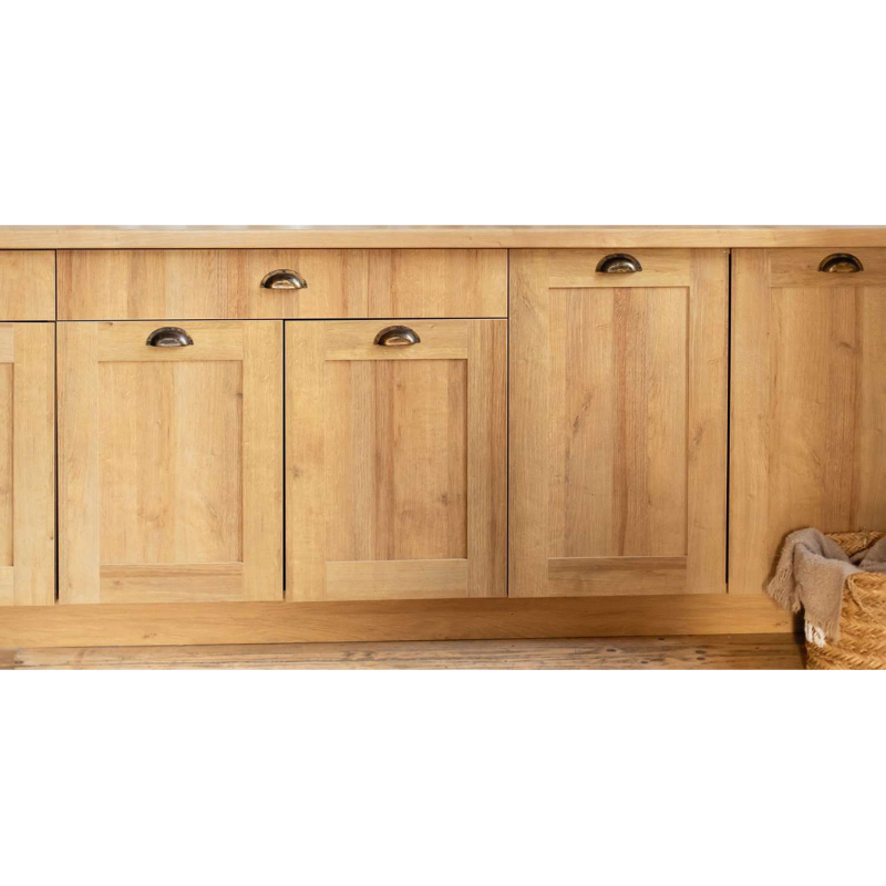 Classic Wood Furniture Kitchen Cabinet With Drawers Custom Design Kitchen Cupboard Wood DF Cabinet