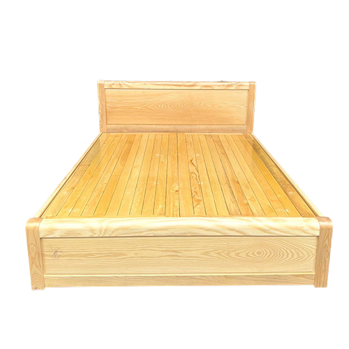 High Quality Floating Bed Frame Solid Oak Wood Tatami Bed Custom Headboard Single And Twin Queen King Size