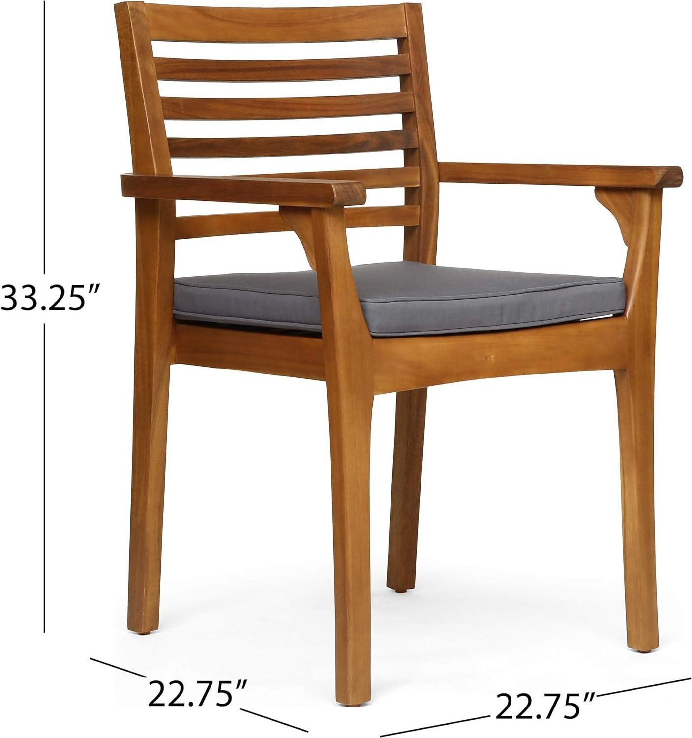 Wholesale Arm Chair High Quality Home Furniture Wood Dining Backyard Patio Modern Furniture New Collection