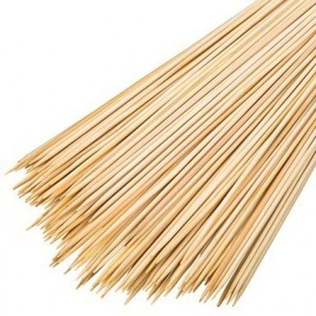 100% NATURAL BAMBOO STICKS ECO-FRIENDLY SKEWERS SMORES FRUIT SKEWERS CUSTOMIZATION VARIETY BARBECUE SKEWERS