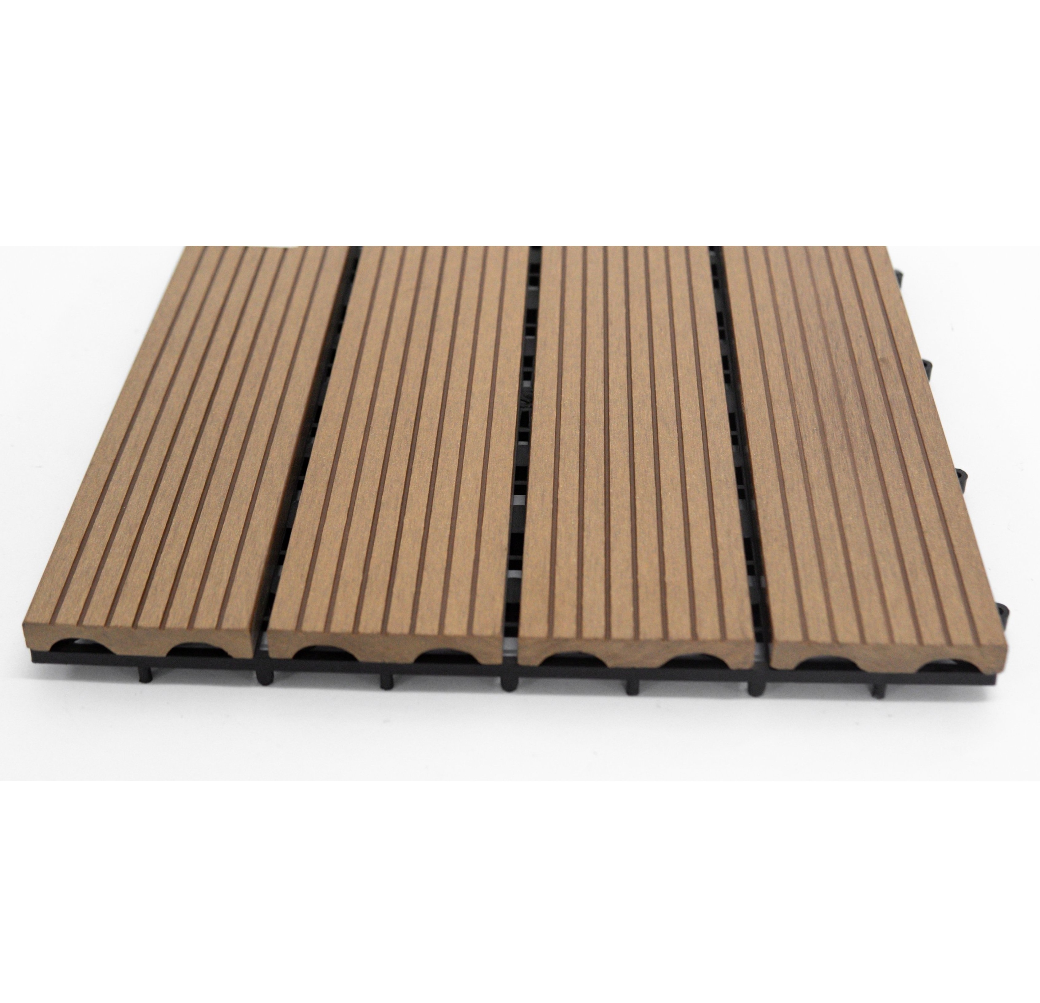 Wood Plastic Patio Floors Furniture WInterlock Outdoor Patio Flooring Composite Decking Tiles WPC/PVC Decking Tile