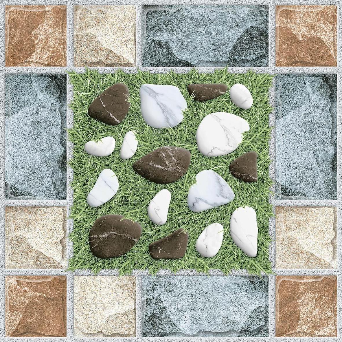 High Quality Marble Kitchen Floor Tile Matte Surface 300x300mm Stone Design Garden Floor Tile Outdoor