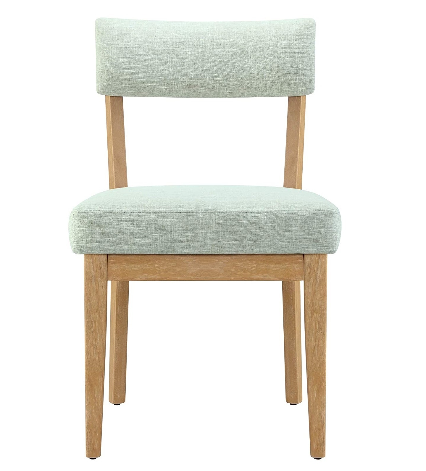 Customized Logo And Size OEM ODM Upholstered Grey Cushion Dining Chair with Wood Legs From Vietnam