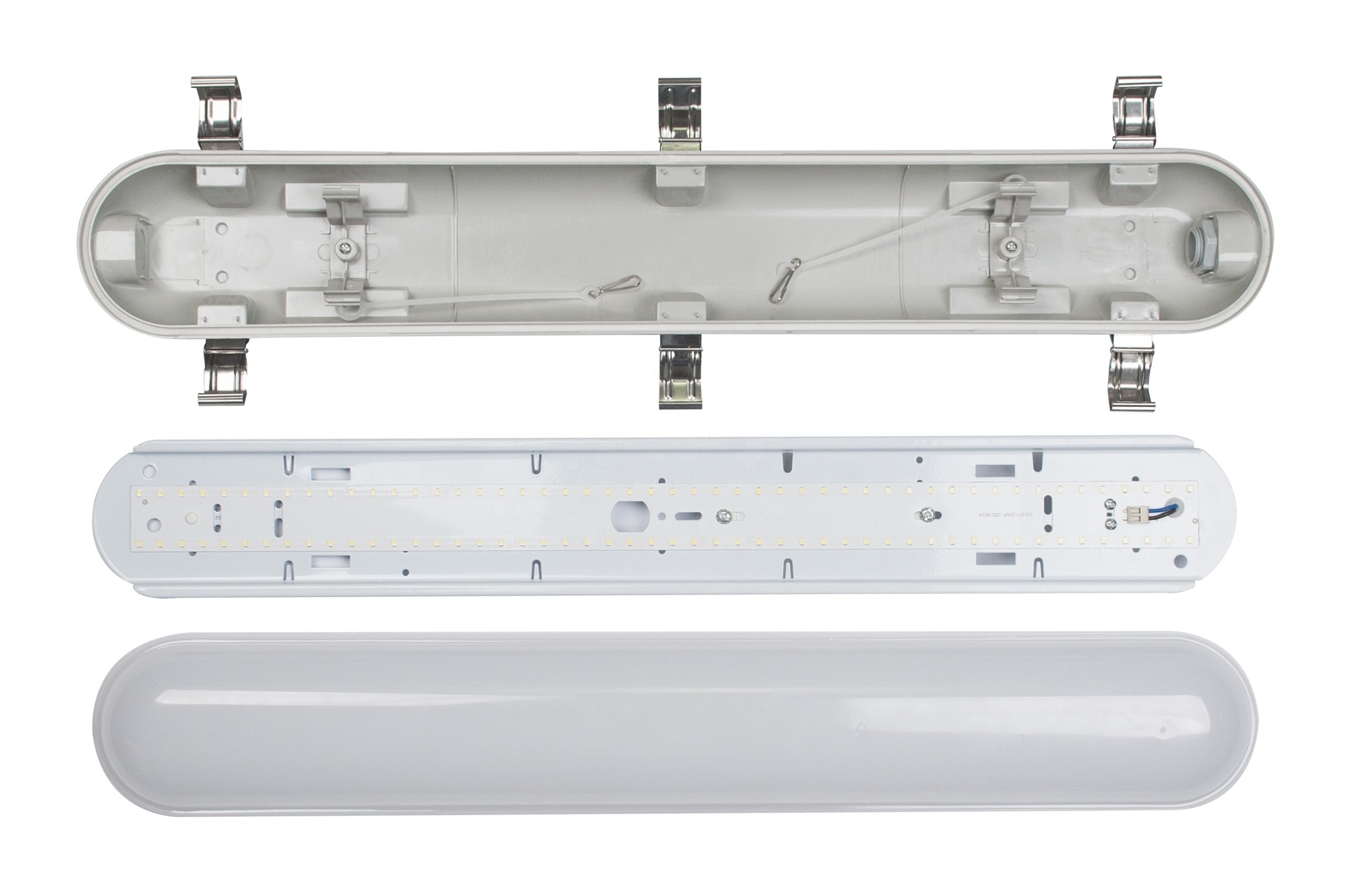 WOOJONG MILKLY COVER  3000K/4000K/6500K HIGH QUALITY WAREHOUSE IP66 LED TRI-PROOF LIGHT