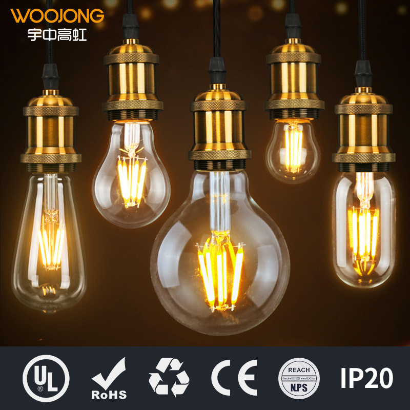 Cosmoled Wholesale dimmable non-dimmable LED Edison Bulb Filament Light 110v 220v LED Bombillas Lamp Edison led bulbs