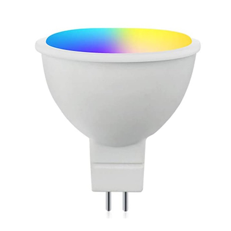 WOOJONG Amazon hot selling WIFI TUYA RGB led spotlight MR16 smart light bulb