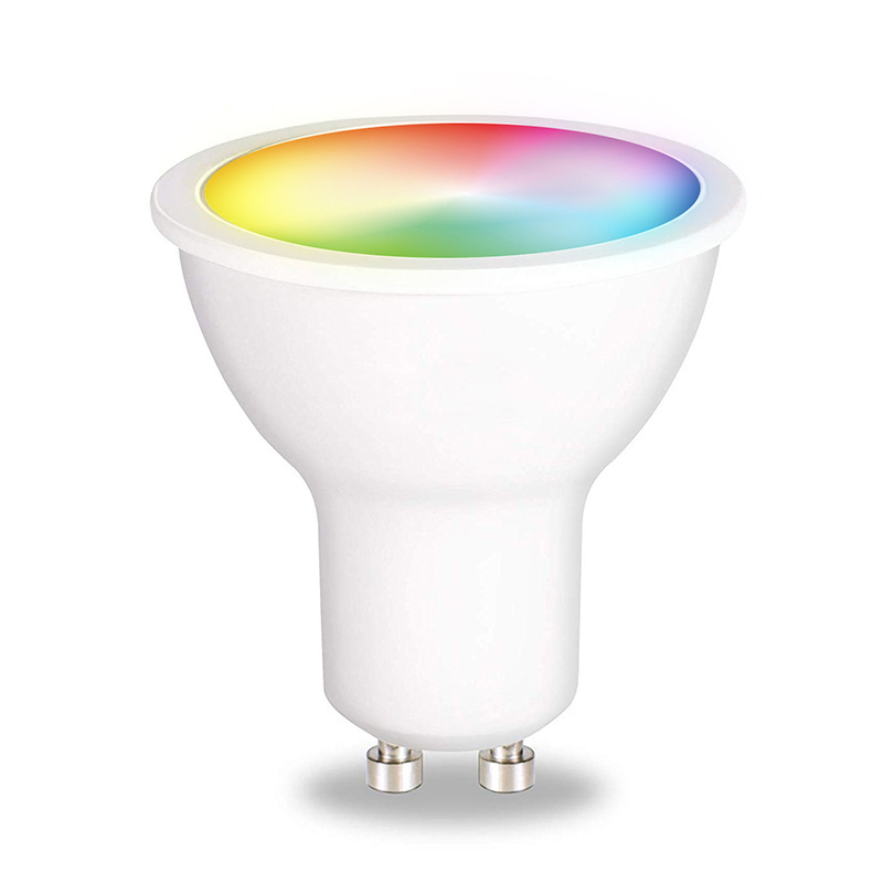 WOOJONG Amazon hot selling WIFI TUYA RGB led spotlight MR16 smart light bulb